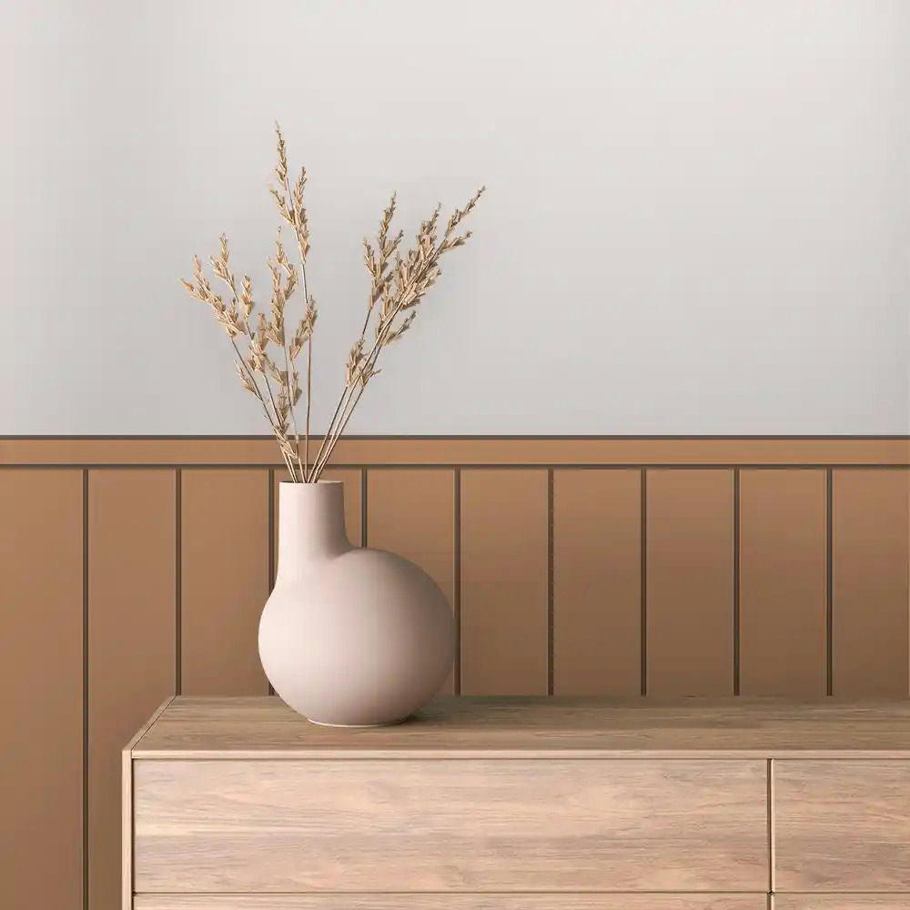 MEDIA PARED RANURADA